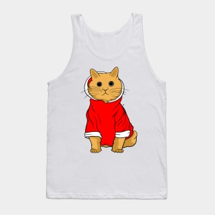 Hoodie Cat Tank Top